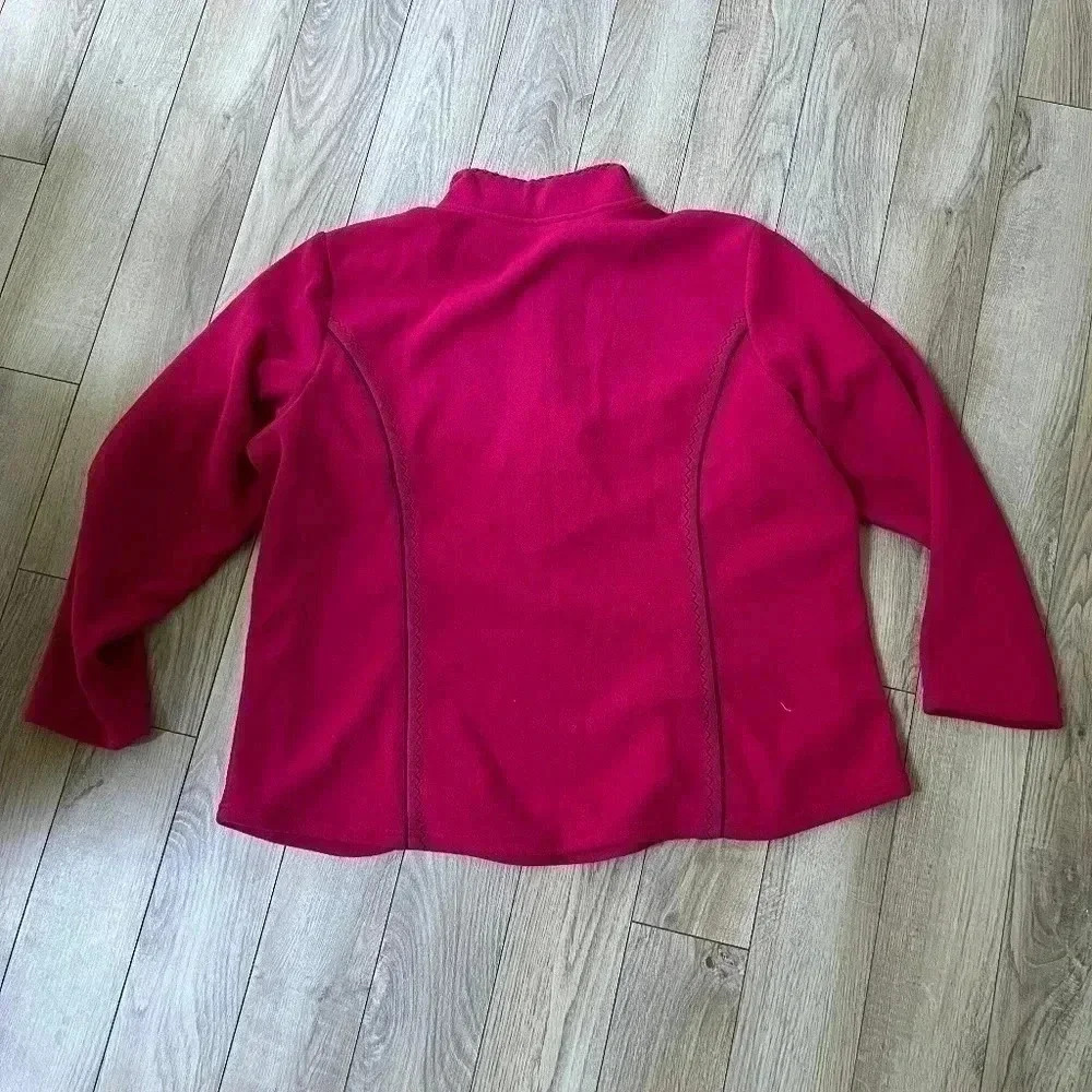 Coldwater Creek Fleece Jacket 2x - Picture 2 of 4